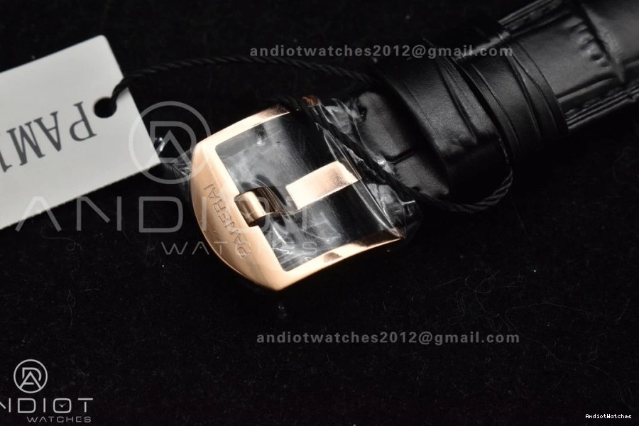 Dial P White Black OnTrend VSF 983 on Due 42mm Edition Strap Luminor PAM1336 Leather Best 0430